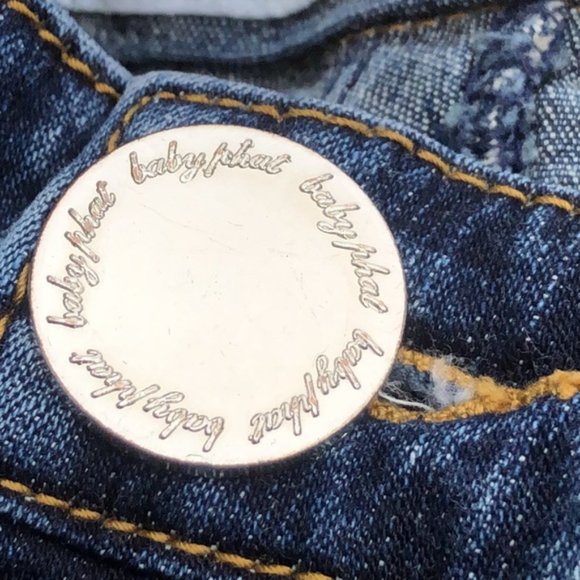 PREMIUM BABY PHAT FACTORY DENIM CAPRIS W 7/27x14 🐈 - Picture 13 of 13